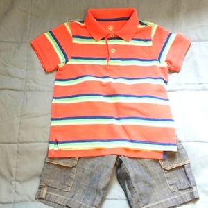 Boy Coordinating Set of Polo shirt and shorts 5